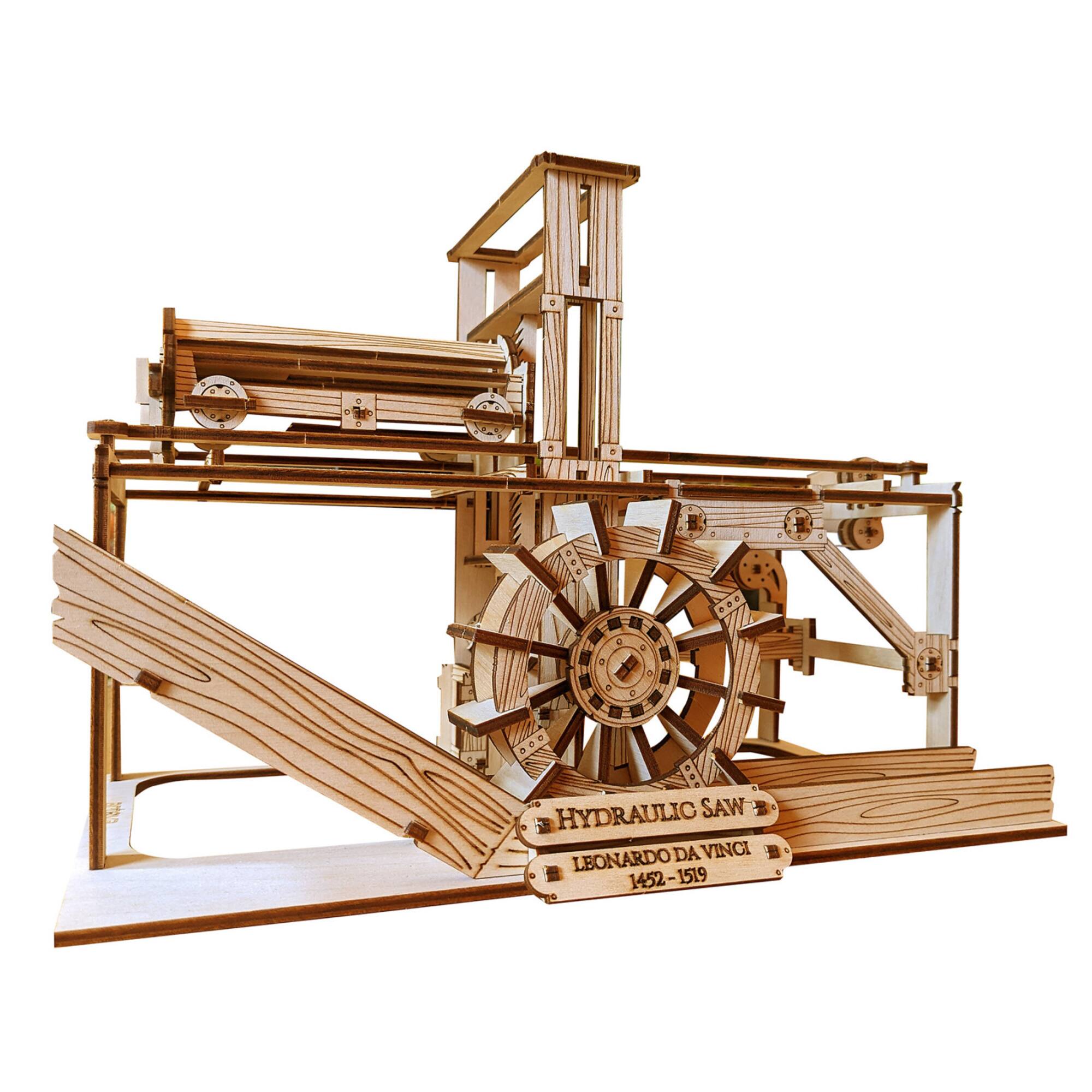 artoya Da Vinci Hydraulic Saw Functional 3D Wooden STEM Model Kit